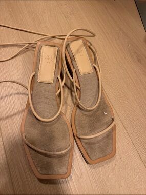 H&M strappy heels.